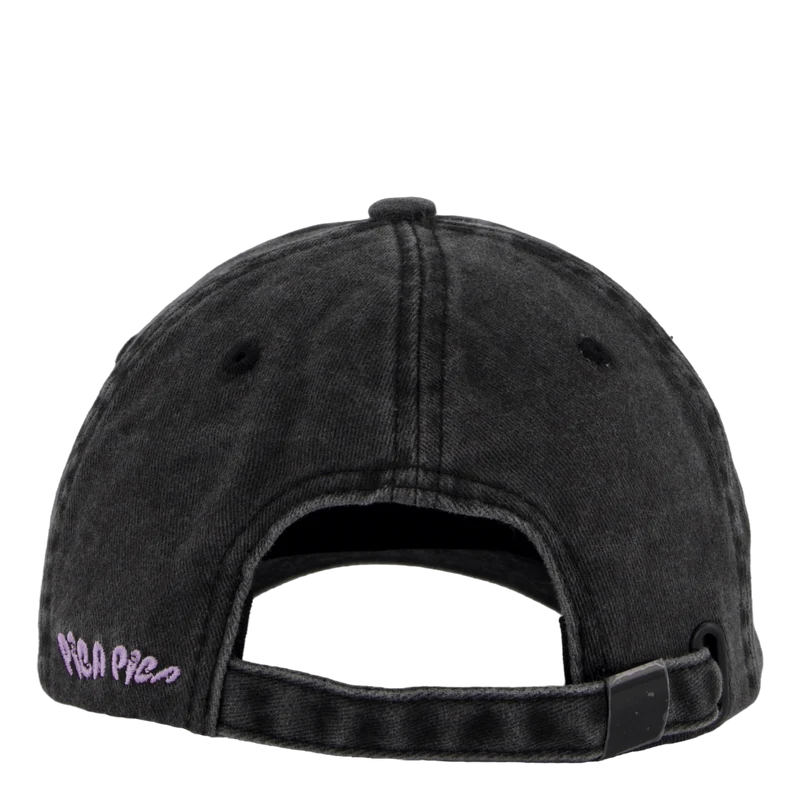 Pica Pica No 1 Dad Cap Washed Black