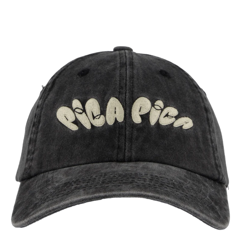 Pica Pica No 1 Dad Cap Washed Black