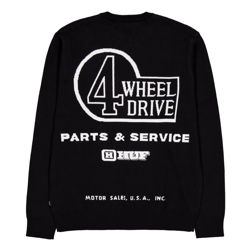 Parts & Service Sweater Black
