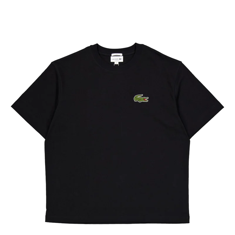 Loose Fit Heavy Cotton Badge T 031 Black