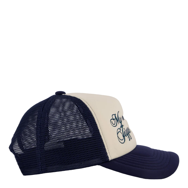 Jiggle Jiggle Trucker Cap Navy