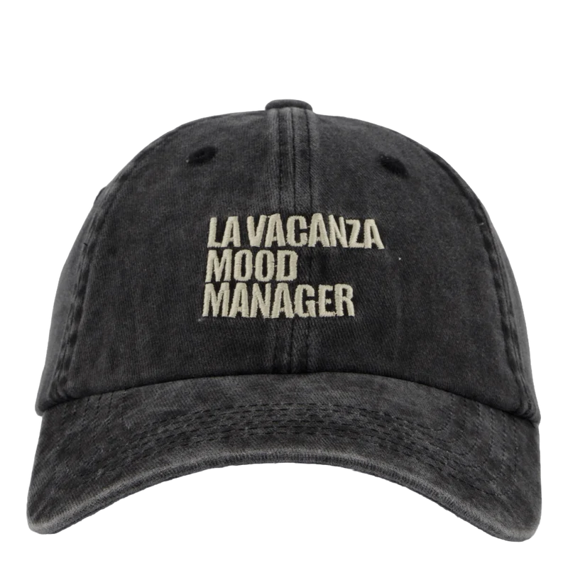Mood Manager Dad Cap Washed Black