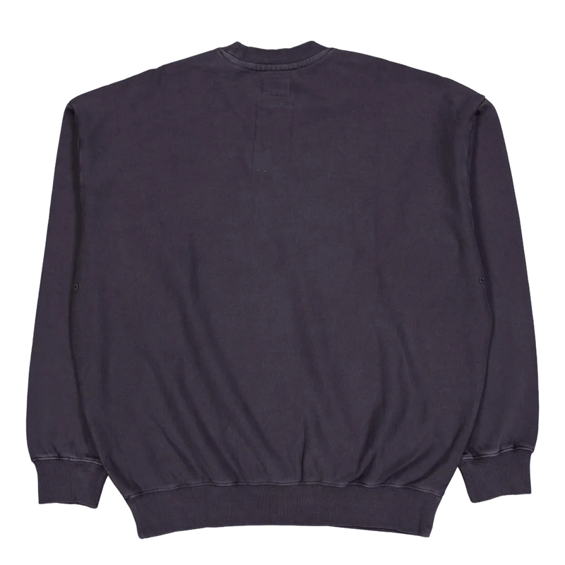 Mason Crewneck Fleece Washed Black