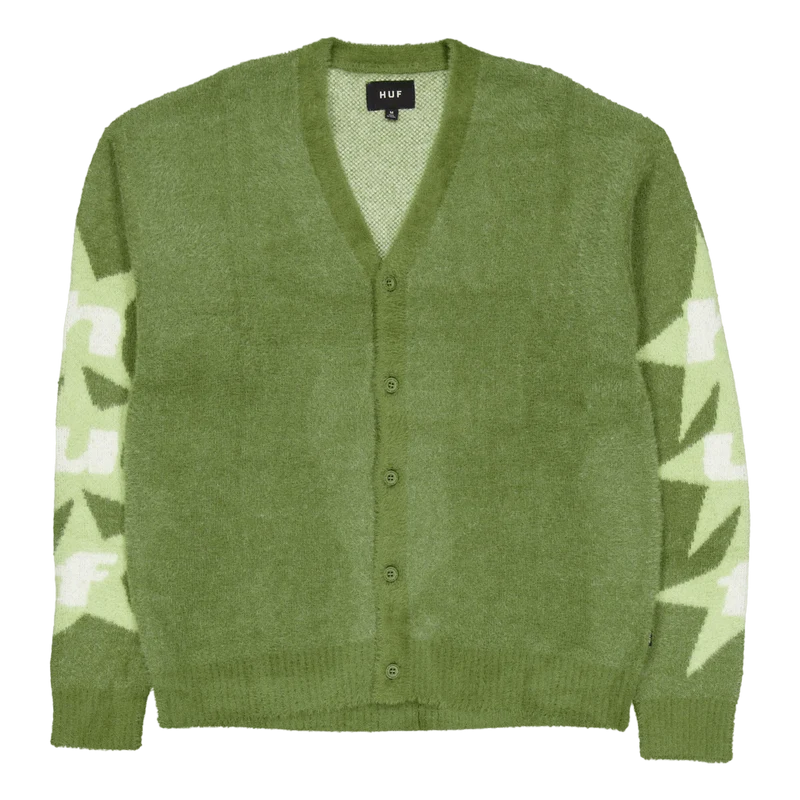 Ursa Mohair Cardigan Pesto