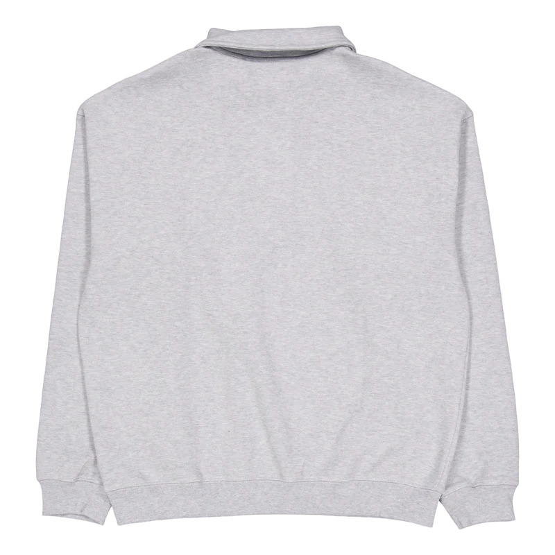 Loose Fit Pique Sweatshirt Cca Silver Chine