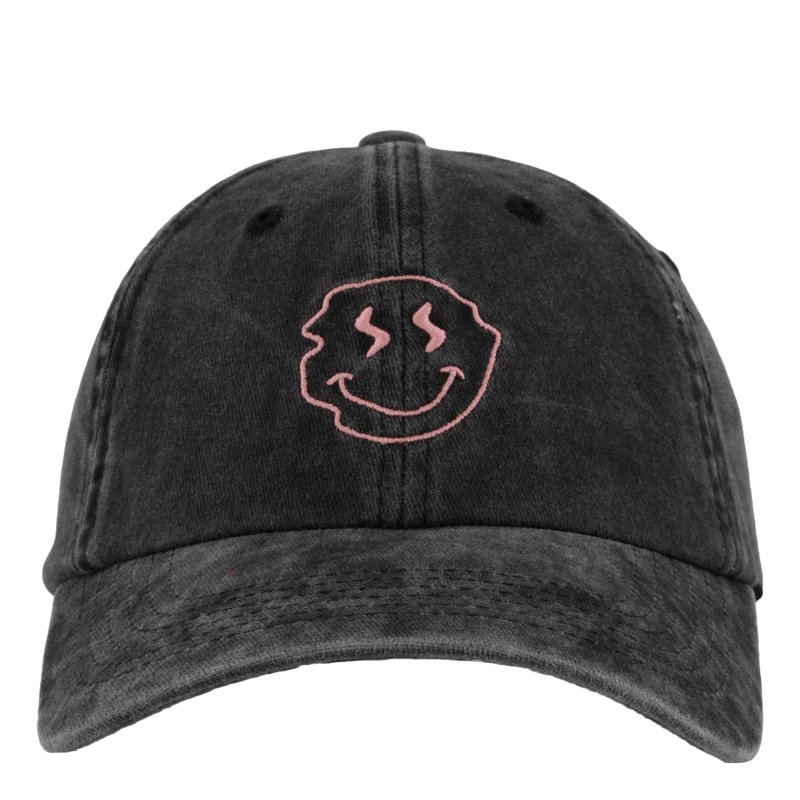 Smiley Washed Black