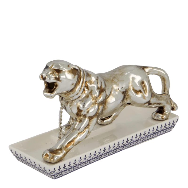 Panther Incense Chamber Silver