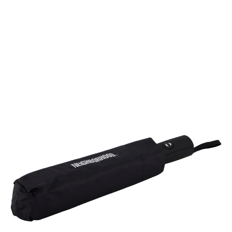 Tigerprint Folding Umbrella Black