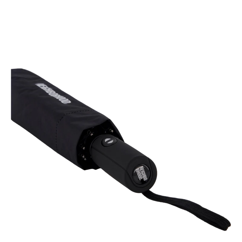 Tigerprint Folding Umbrella Black