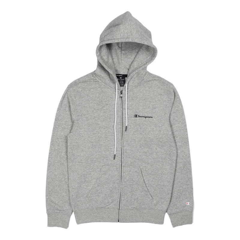 Hooded Full Zip Sweatshirt New Oxford Grey Melange