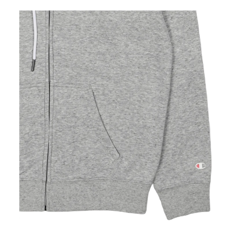 Hooded Full Zip Sweatshirt New Oxford Grey Melange