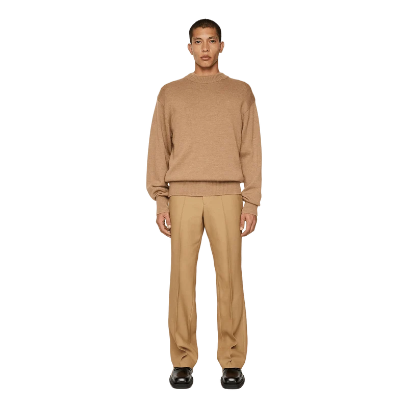 Kino Merino Crew Tiger Brown Melange