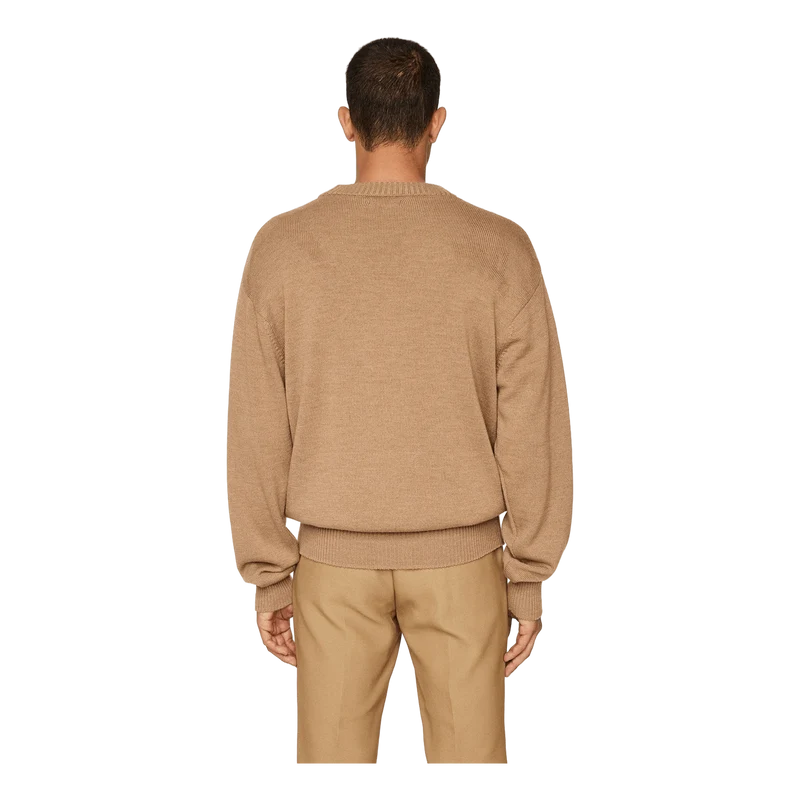 Kino Merino Crew Tiger Brown Melange