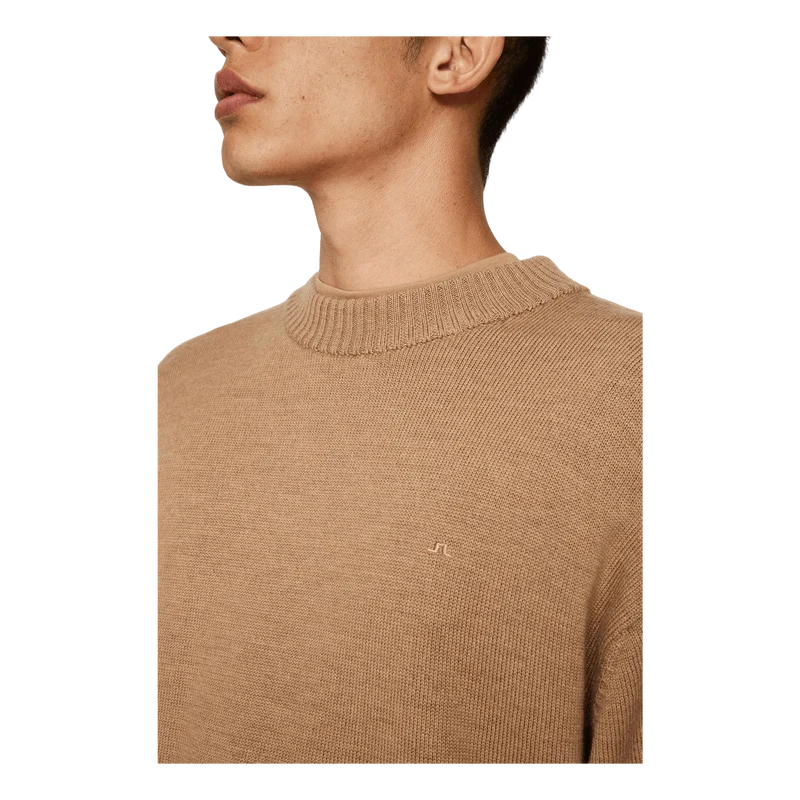 Kino Merino Crew Tiger Brown Melange