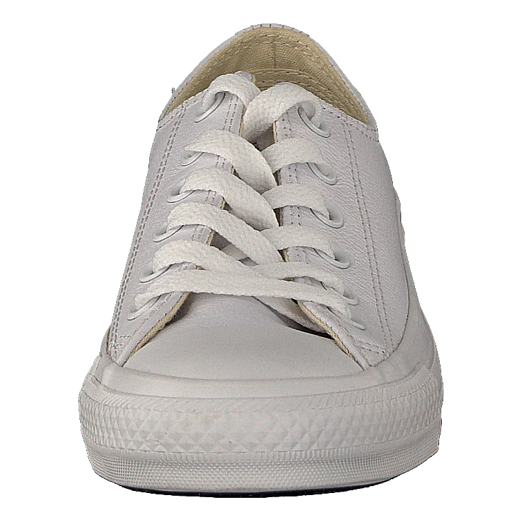 Chuck Taylor All Star Ox Leather White Monochrome
