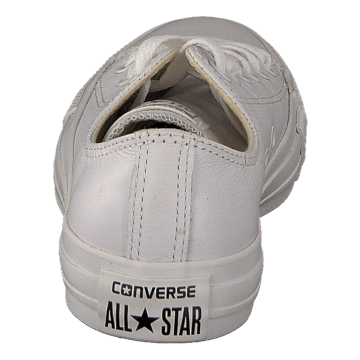 Chuck Taylor All Star Ox Leather White Monochrome