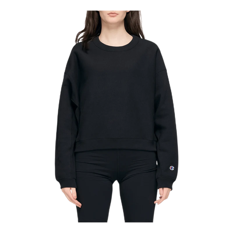 Sleeve Logo Crewneck Sweatshir Black