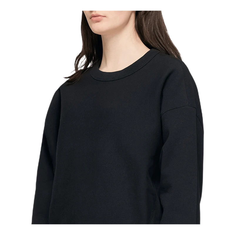 Sleeve Logo Crewneck Sweatshir Black