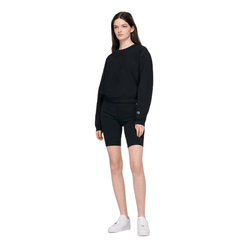 Sleeve Logo Crewneck Sweatshir Black