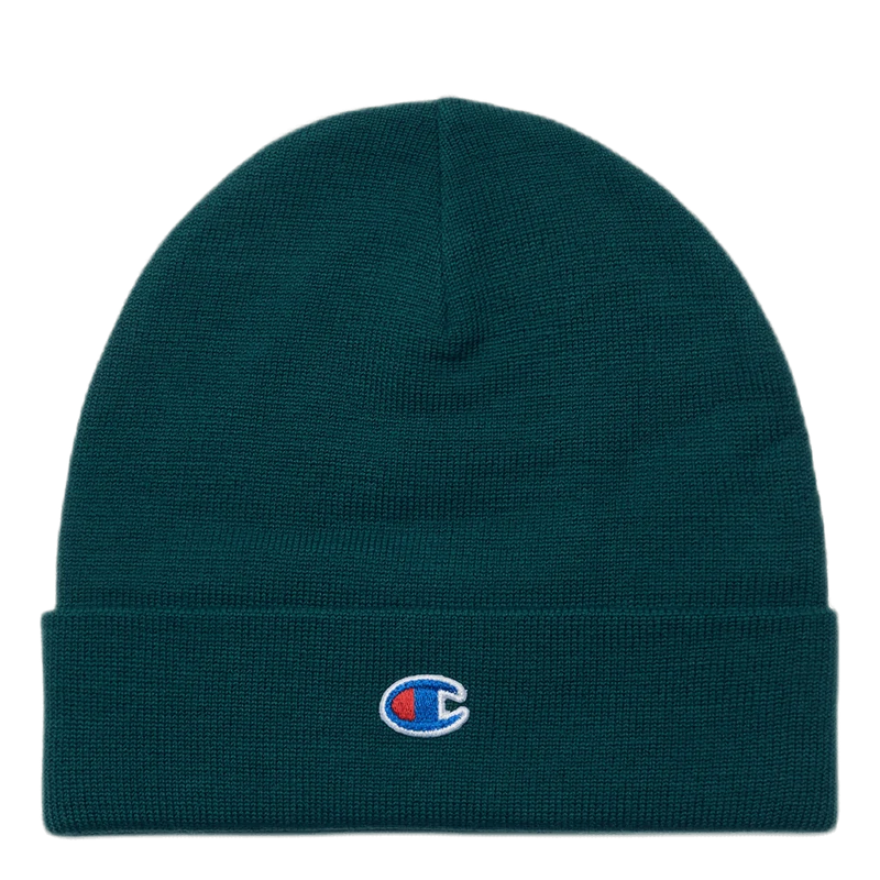 Logo Beanie Cap Green