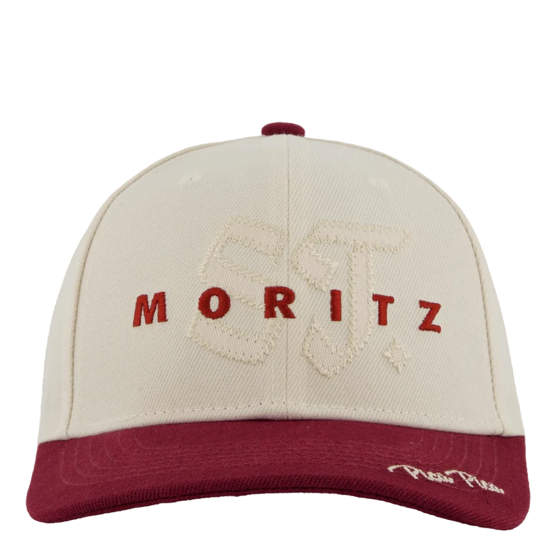 St Moritz Snapback Cap Off-white/plumm