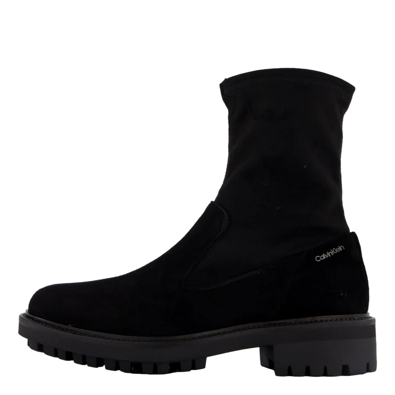 Flat Sock Boot Sue Mix Ck Black