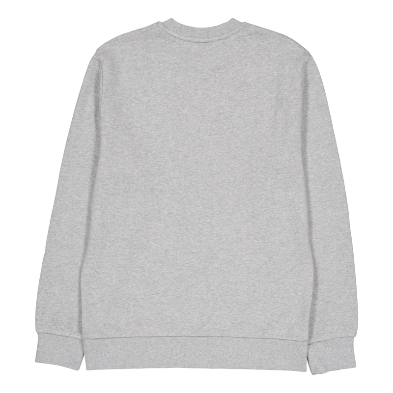 Script Embroidery Sweat Grey Heather / White