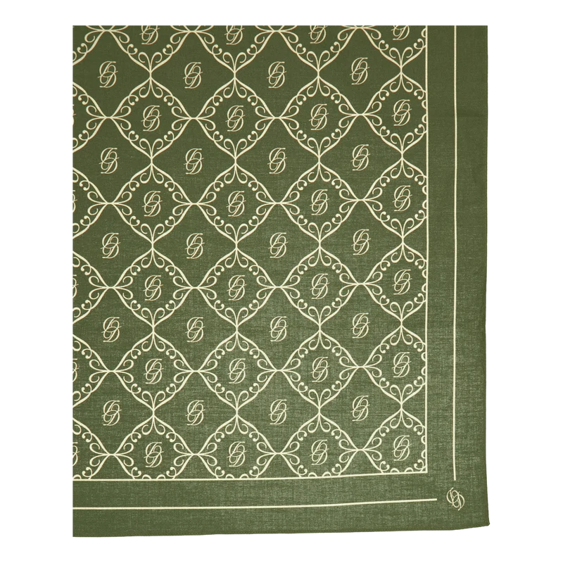 Le Foulard Monogramme Kaki