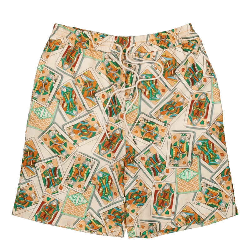 Le Short Jeu De Cartes Peach