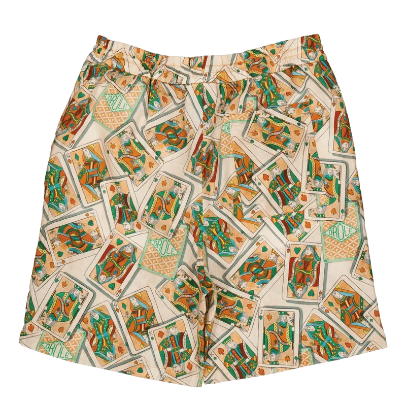 Le Short Jeu De Cartes Peach