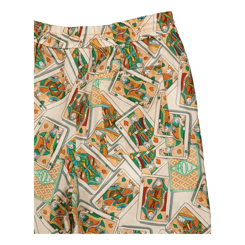 Le Short Jeu De Cartes Peach