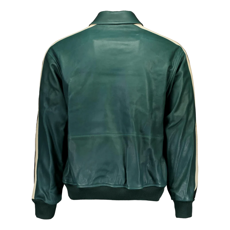 Le Blouson Cuir Forest Green