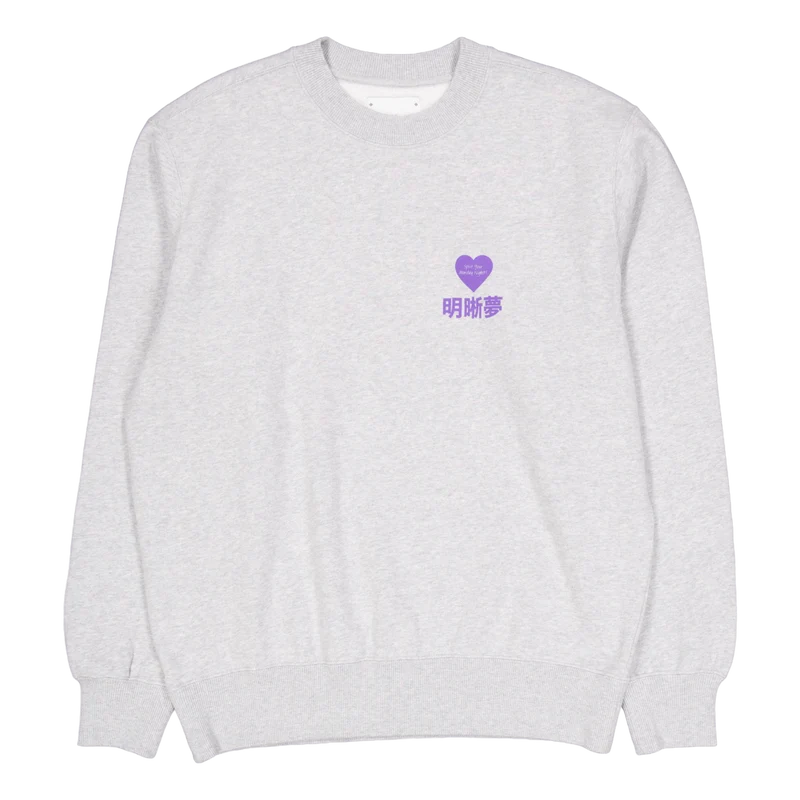 Legal Highs Sweat-grey Marl Grey Marl