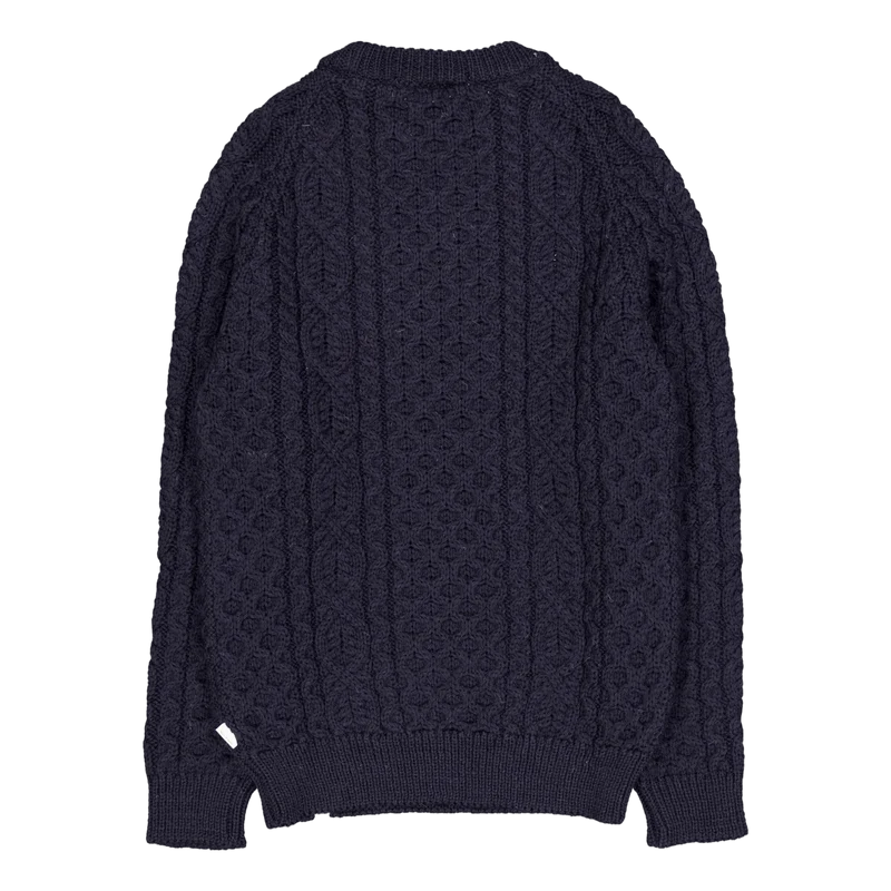 Hudson Aran Jumper Navy