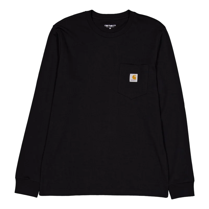 L/s Pocket T-shirt Black