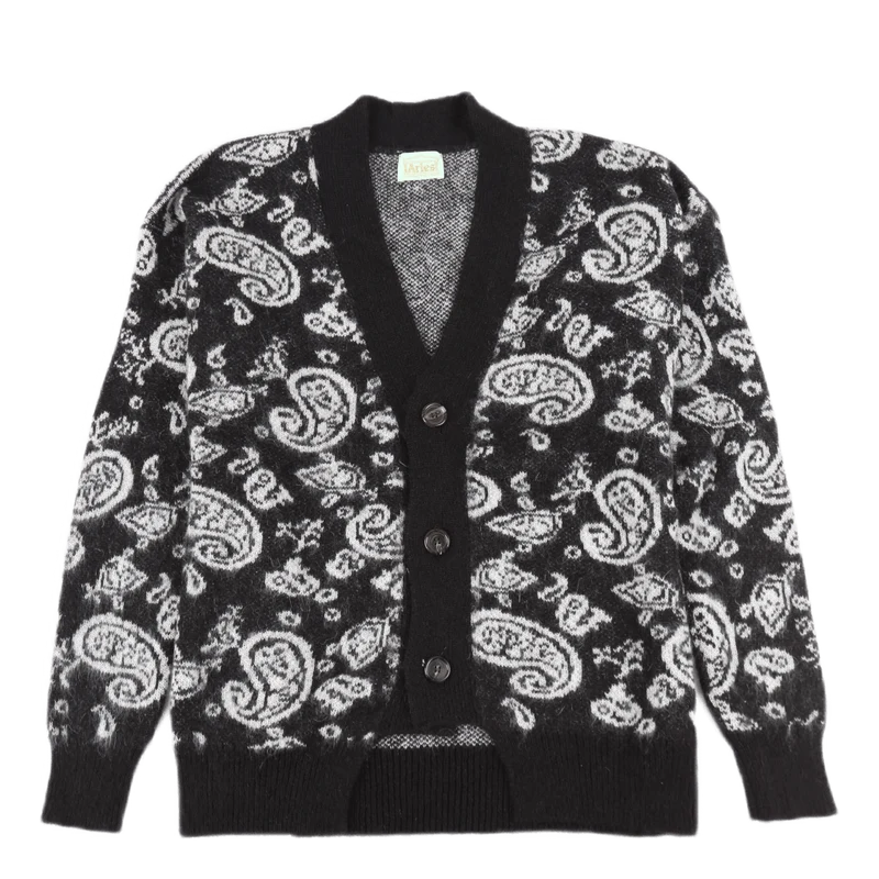 Paisley Cardigan Black