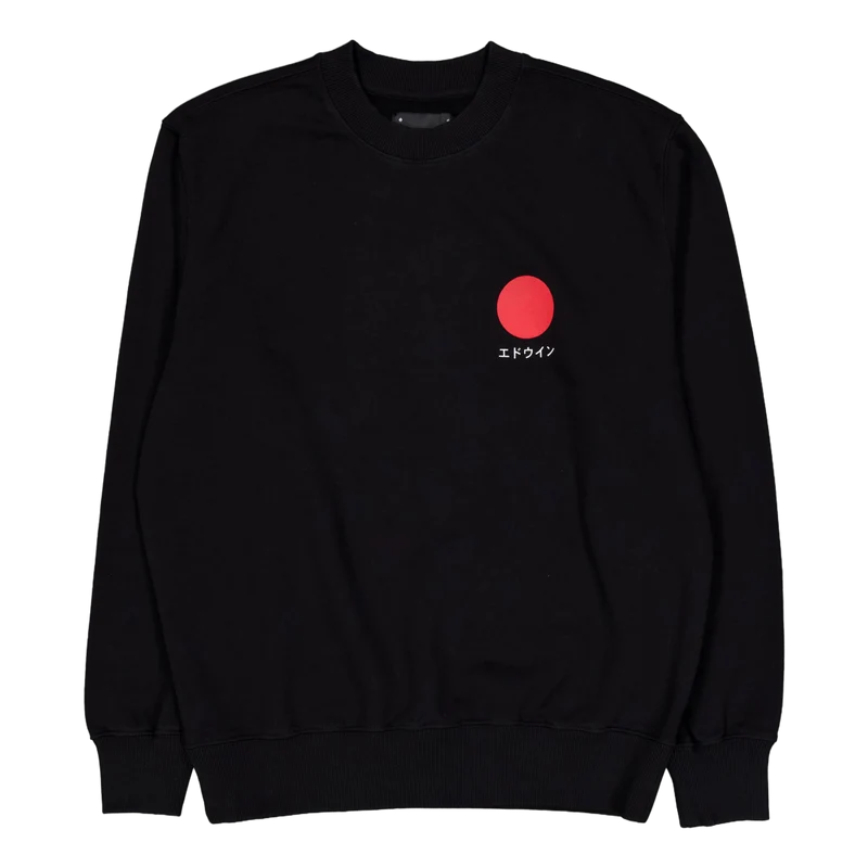 Japanese Sun Sweat-black Black