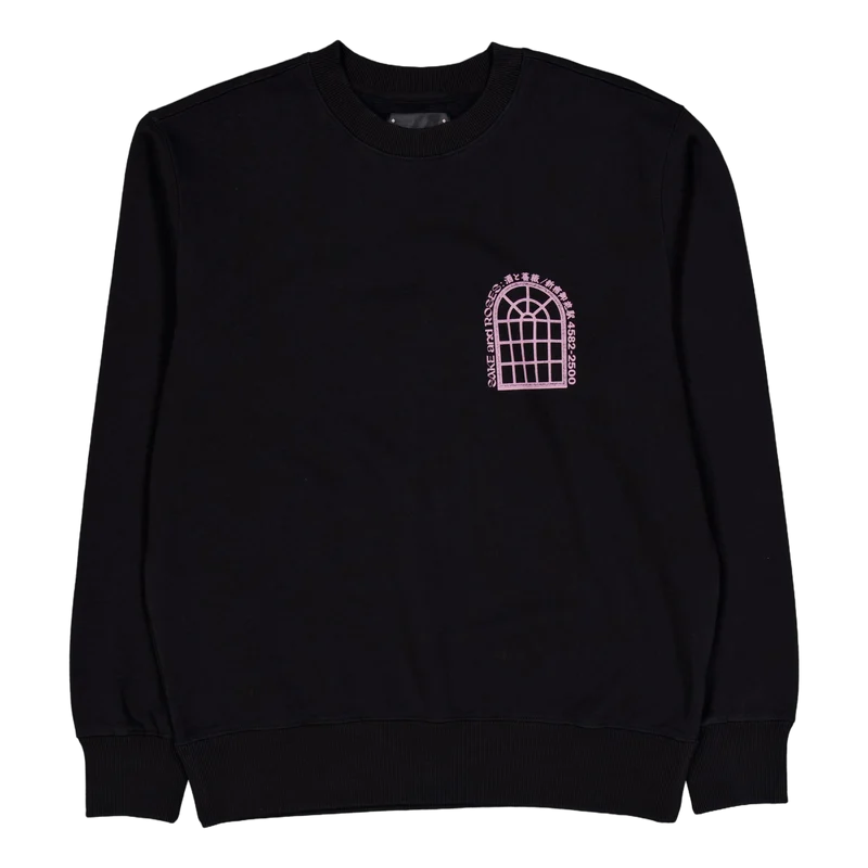 Sake And Roses Sweat-black Black