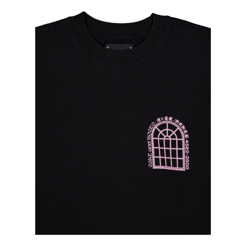 Sake And Roses Sweat-black Black
