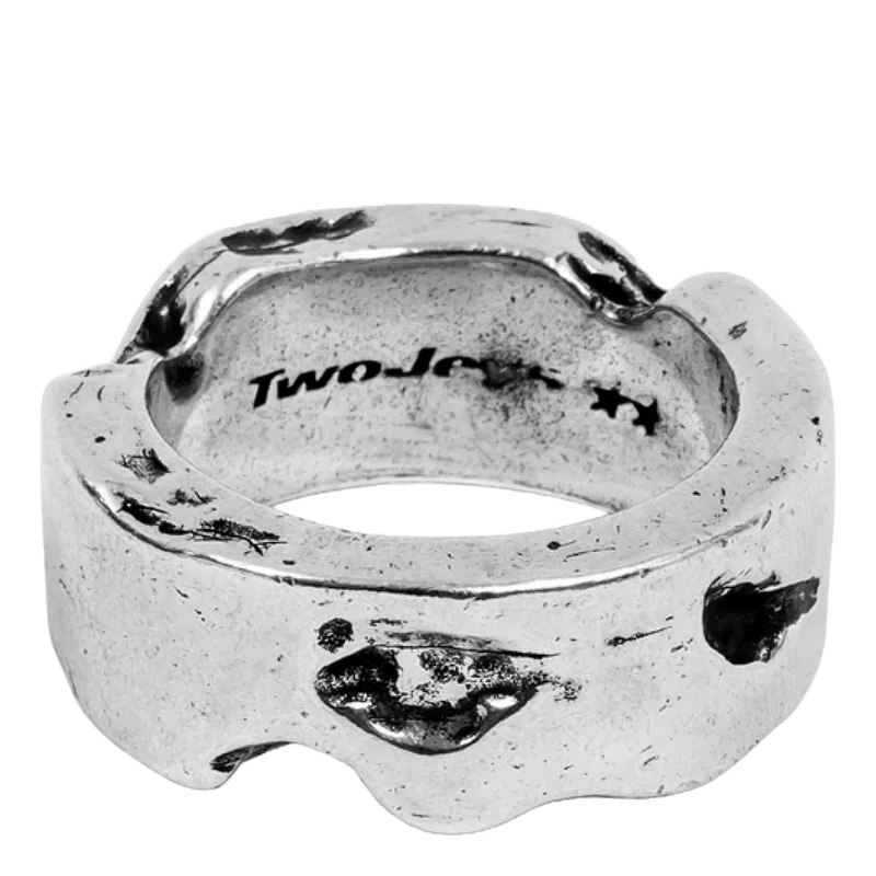 Eroded Ring Silver
