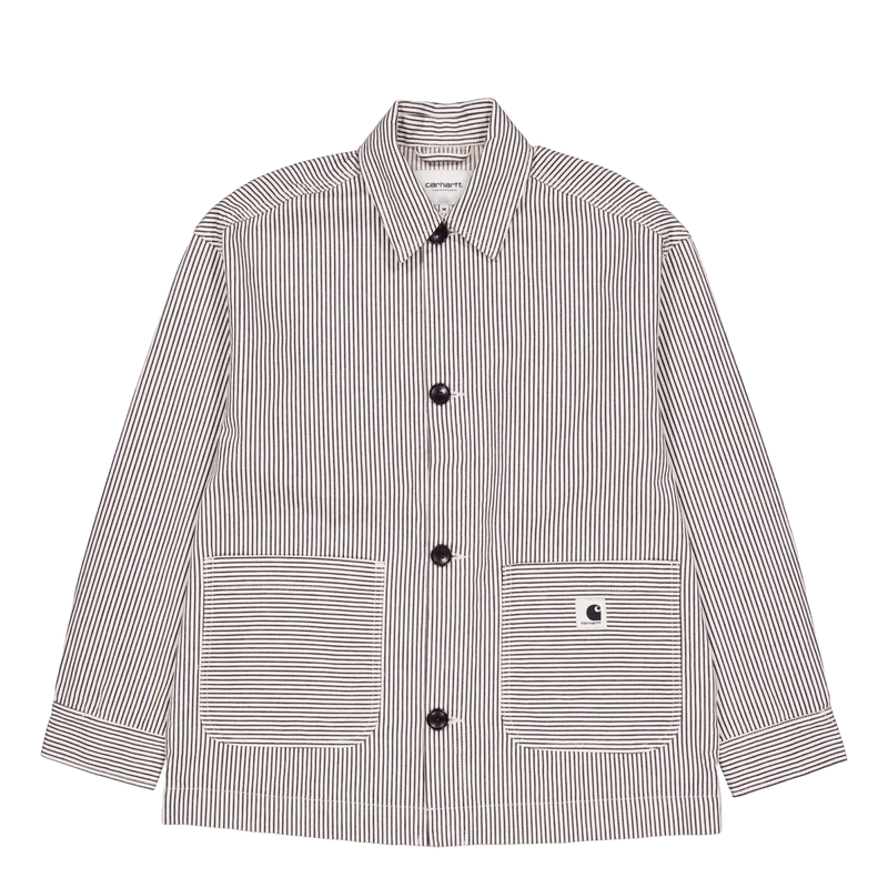 W' Haywood Coat Haywood Stripe, Wax / Black