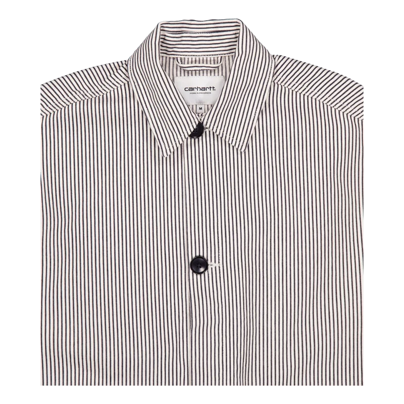 W' Haywood Coat Haywood Stripe, Wax / Black