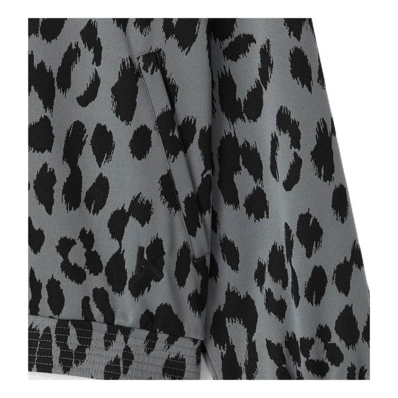 Leopard Jacquard Jacket Blue