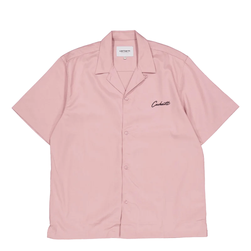 S/s Delray Shirt Glassy Pink / Black