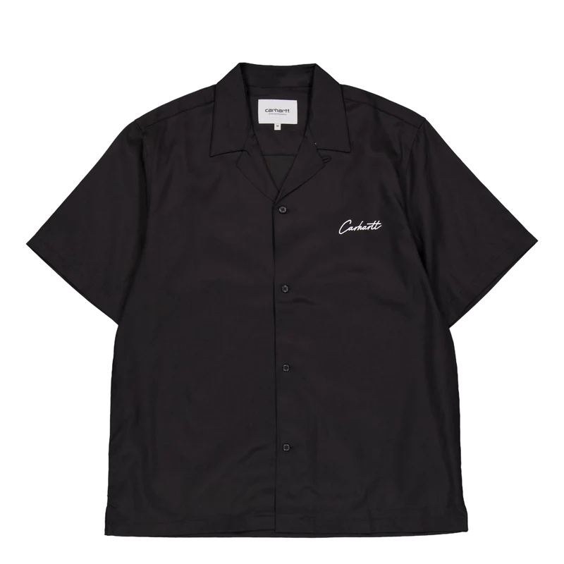 S/s Delray Shirt Black / Wax
