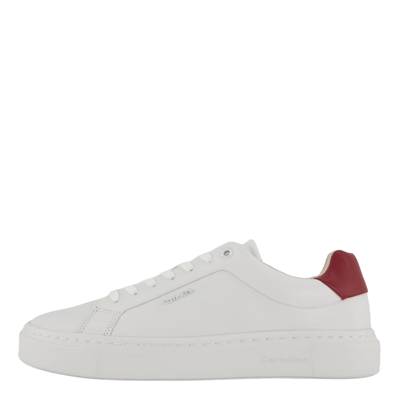 Cupsole Lace Up W/ml Lth Bright White/winery