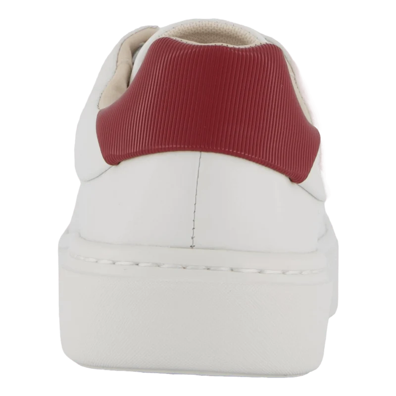 Cupsole Lace Up W/ml Lth Bright White/winery