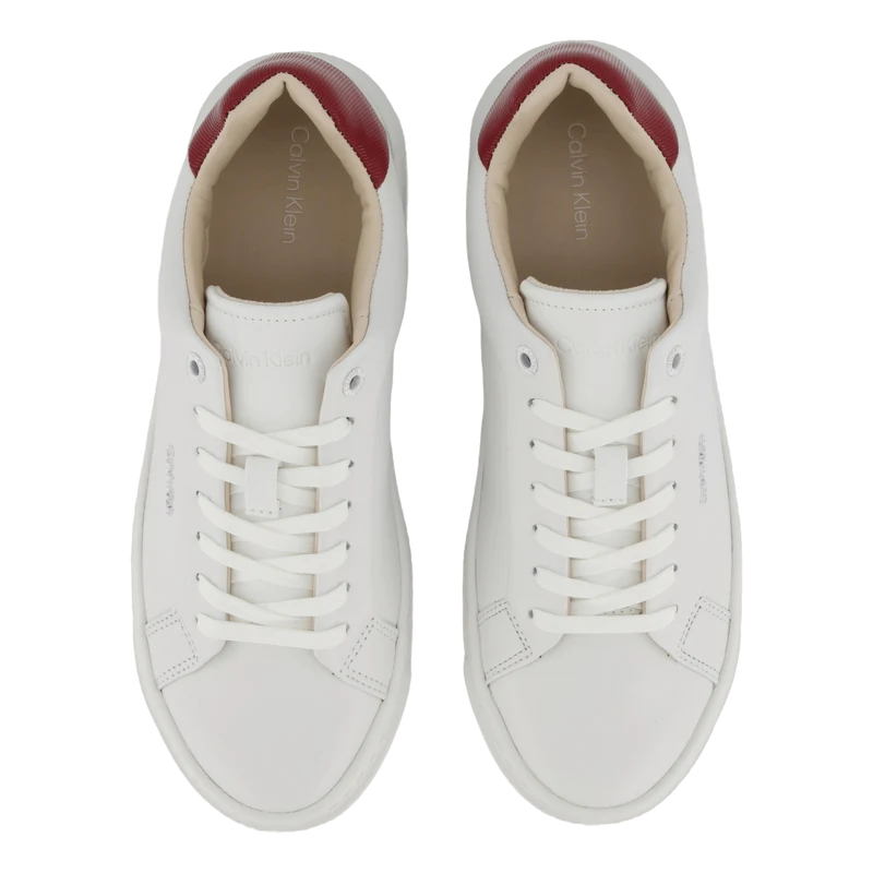 Cupsole Lace Up W/ml Lth Bright White/winery