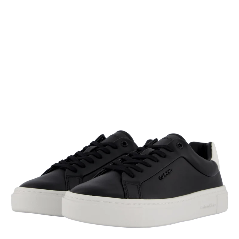 Cupsole Lace Up W/ml Lth Ck Black