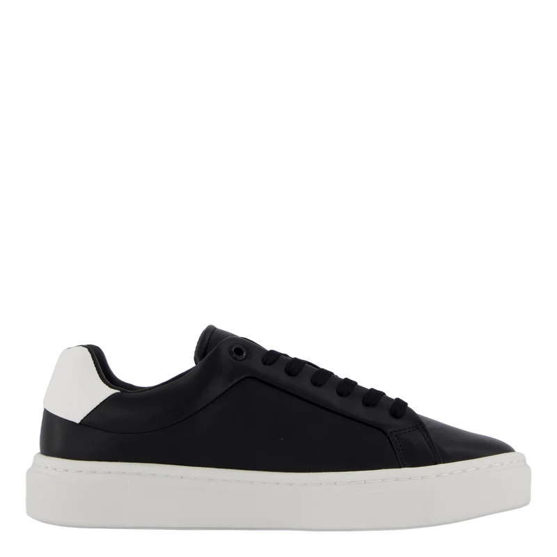 Cupsole Lace Up W/ml Lth Ck Black